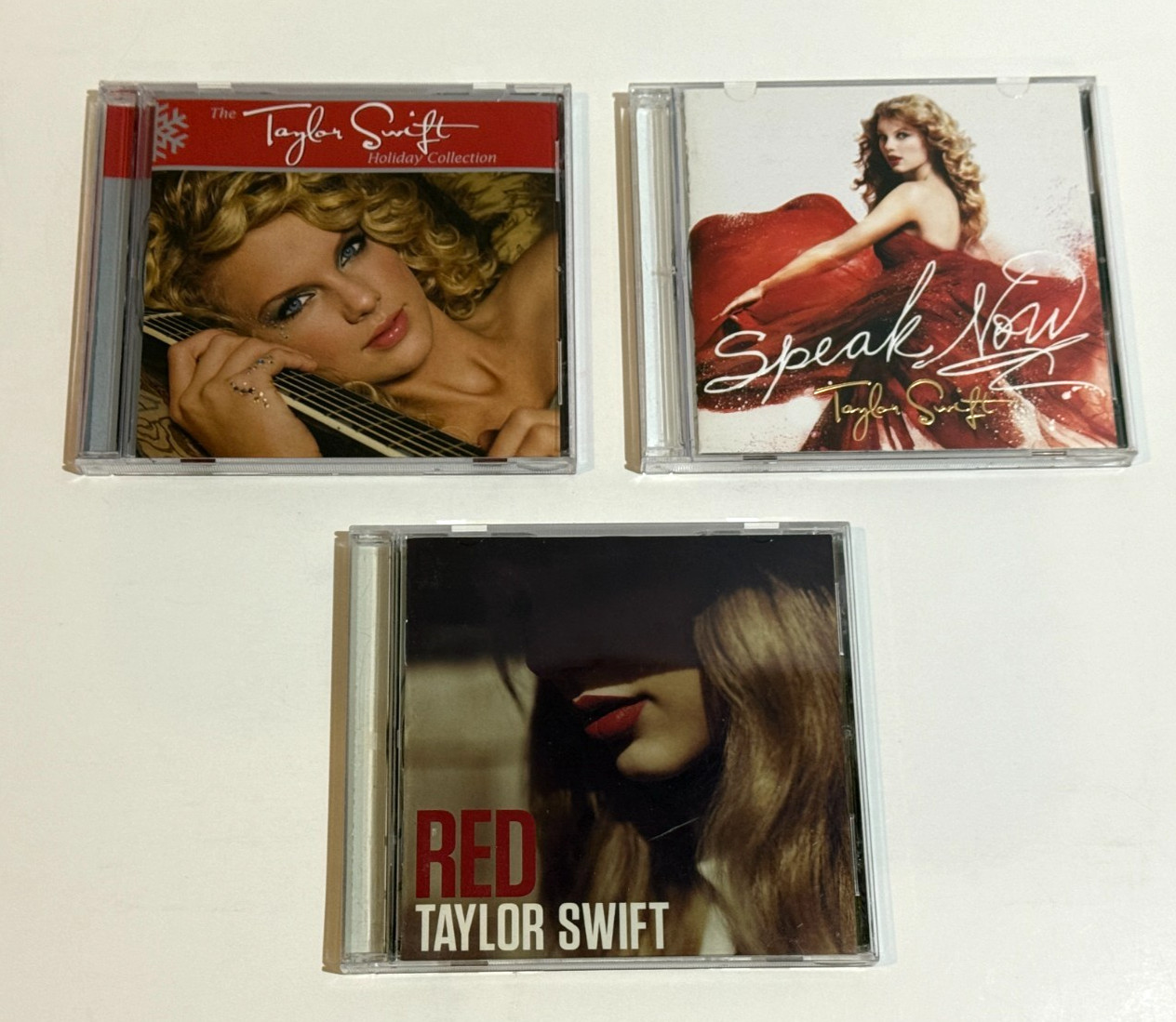 Taylor Swift CD Lot The Holiday Collection Speak Now Red Big Machine Country Pop