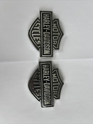 OEM Original Harley Davidson Touring Fuel Tank Emblems Set  14101245 - 14101244