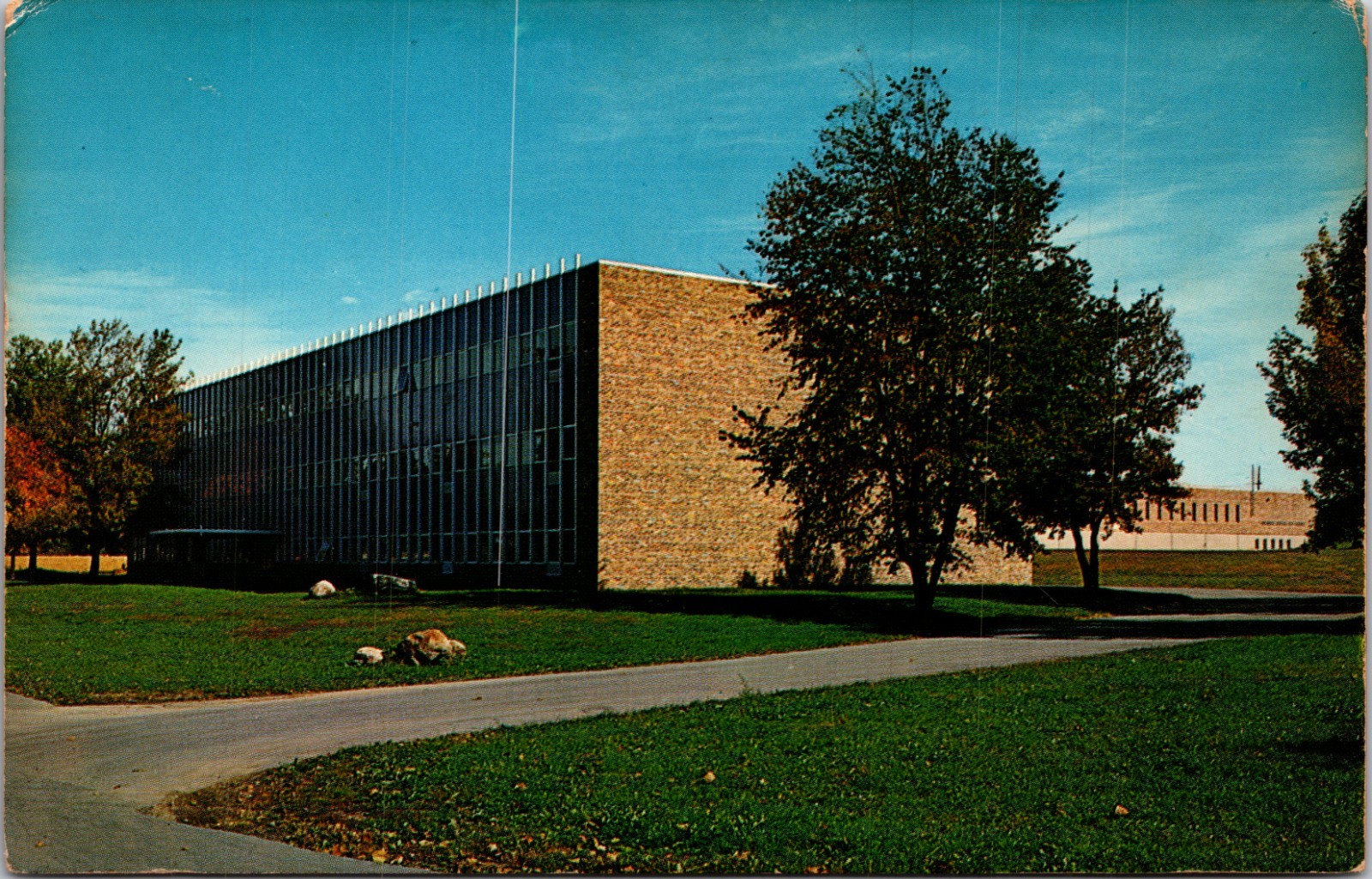Concordia Lutheran High School Fort Wayne Indiana IN UNP Chrome Postcard XA14