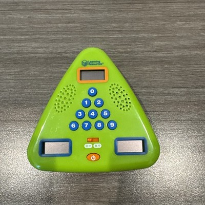 LEARNING RESOURCES MINUTE MATH ELECTRONIC FLASH CARD ADD SUBTRACT MULTIPLICATION