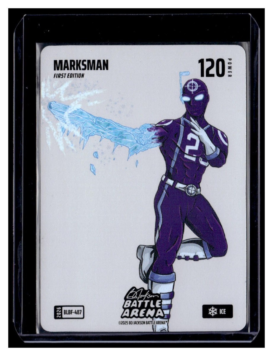 2026 Bo Jackson Battle Arena Marksman `Lauri Markkanen` Ice Blizzard Battlefoil