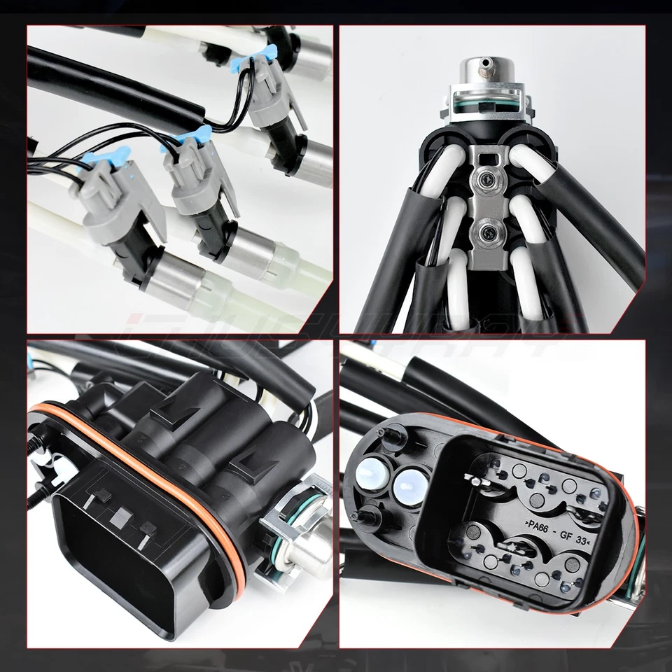 Inyector de combustible Spider FJ503 63885 para motor GMC Savana 2500 1996-2004 4,3 L V6 Foto 3 de 4