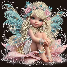Diamond Painting Kits for Adults Beginners,Butterfly Fairy Special Shape Diamond