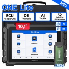 2026 TOPDON One Lite Profi KFZ OBD2 Diagnoseger&auml;t Deutsch ALLE SYSTEM ECU Coding