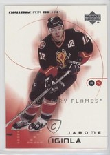 2001-02 Upper Deck Challenge for the Cup Jarome Iginla #9 HOF t2c