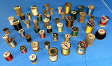 Vintage Wooden Wood Thread Spools Lot of 50 Variety Color  Manufacturer