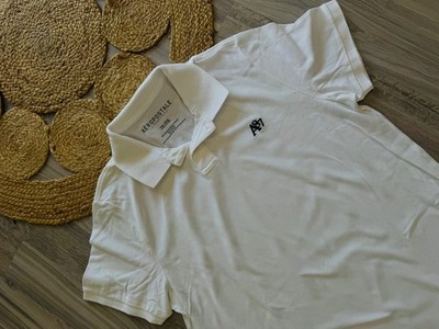 Aéropostale Herren Poloshirt   Gr. XXL   weiß