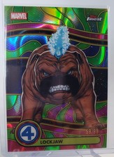 2026 Topps Finest Fantastic Four #BL51 LOCKJAW Blacklight green #58 of 99 RARE!