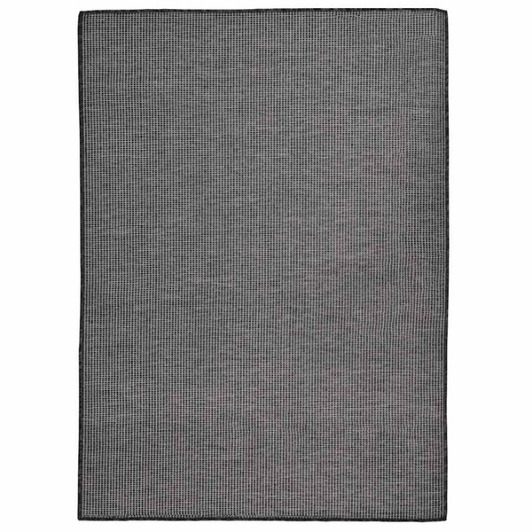 Outdoor-Teppich Flachgewebe 200X280 Cm Grau-image