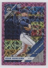 2019 Panini Donruss Optic Pink Velocity Prizm 123/199 Sean Newcomb #117 7l6