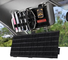 MOLLE Visor Cover Pouch with Hook-and-Loop Sealed Pocket (Black)