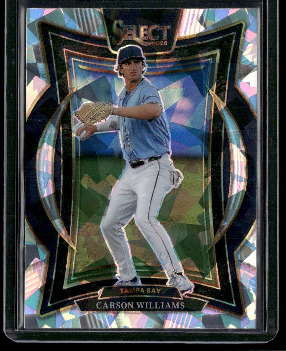 2025 Panini Select #54 Carson Williams Ice Prizms