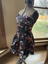 Express Fit And Flare Floral Dress, Size 6