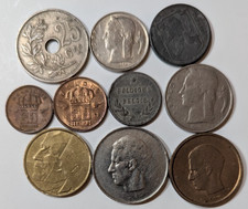 Belgium Lot – 10 Coins – 1922–1987 – Centime to 20 Franc
