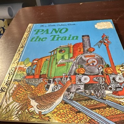 Little Golden Books Pano the Train Sharon Holaves Giannini Hardcover 1975