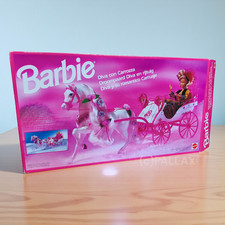 BARBIE 7478 TRAUMPFERD DIVA MIT KUTSCHE / MATTEL 1991 EXTREM RAR