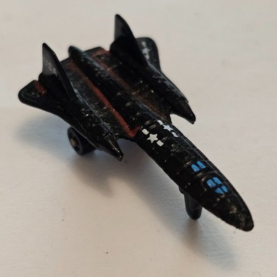 Micro Machines Flugzeug Plane SR-71 Blackbird Jet Airforce Militärflugzeug USA