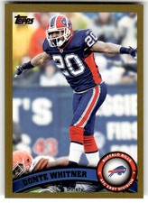 2011 Topps Donte Whitner Gold #/2011 #363