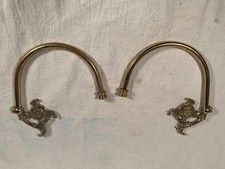 Juego de 2 Brazos de Accesorio Eléctrico Curvos de Latón de Colección con Brazos