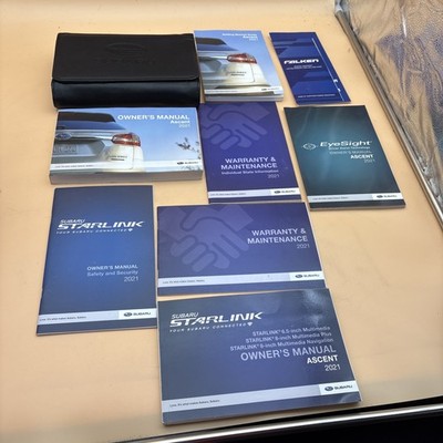 2021 SUBARU ASCENT OWNERS MANUAL Getting Started Guide With Case