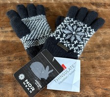 NWT Nor Wear 3M Thinsulate Gloves Insulation Wool, Angora Nylon Blend