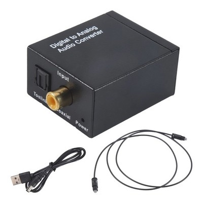 Digital Optisch Koaxial Toslink  zu Analog Audio Converter Adapter  SV Z4F32212