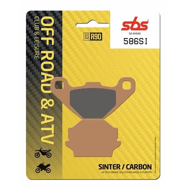 SBS 586SI Rear Sintered Evo Off-Road Brake Pads For Husqvarna 350 TE Enduro 1990