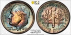 1960 P PCGS MS65 TONED Silver Roosevelt Dime 10c Ten Cent US Coin #61303A