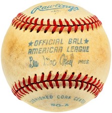 Unsigned Official Lee MacPhail American League Baseball