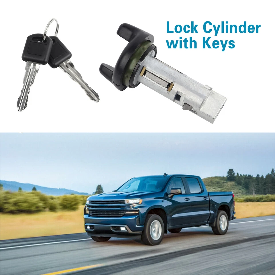NUEVO CILINDRO DE BLOQUEO INTERRUPTOR LLAVE DE ENCENDIDO PARA CHEVY GMC C K PICKUP 95 96 97 Foto 3 de 4