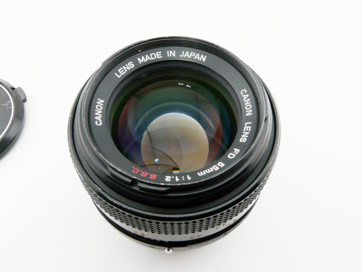 動確済 CANON LENS FD 55mm 1:1.2 #576 動確済 CANON LENS FD