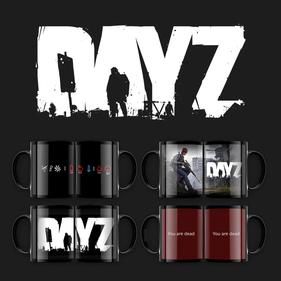DayZ Mug, DayZ Logo, Black Coffee Tea Mug, Xbox, Gaming Mug, Choose Your Design