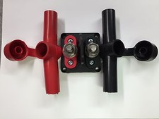 Red Black Junction Block Power Post Kit Insulated Terminal Stud 38 Stainless