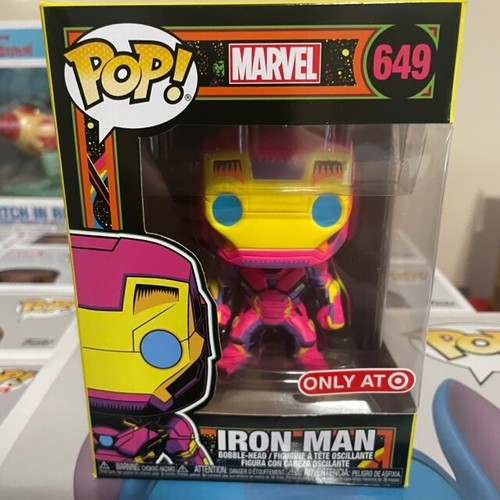 Funko Pop! Marvel: Black Light Iron Man 