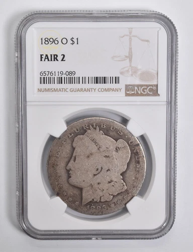FAIR 2 1896-O Morgan Silver Dollar NGC Lowball Low Ball *4531
