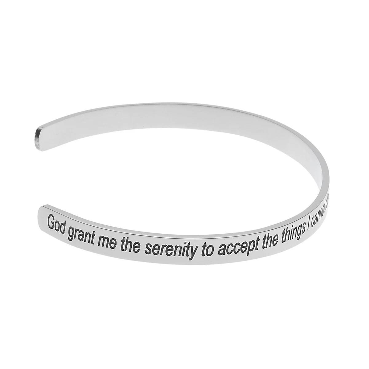 God Grant Me the Serenity Serenity Prayer Bracelet Inspirational