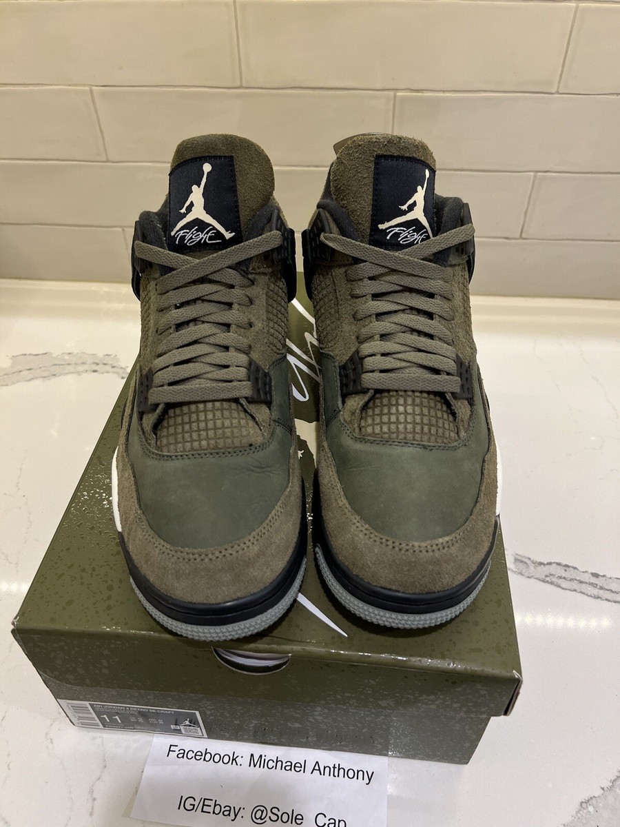 Size 11 - Jordan 4 SE Retro Low Craft Olive VNDS OG ALL 100  display picture 1