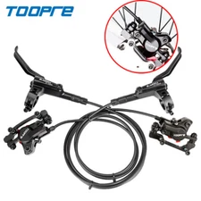 TOOPRE MTB Bike Hydraulic Disc Brake Calipers Front & Rear Clamp Set Fit SHIMANO