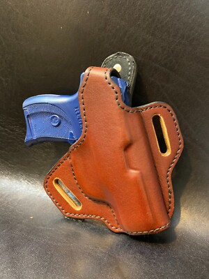 RUGER LC9,  Light Brown Leather OWB Holster '' U.S.A SELLER''
