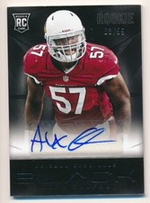 ALEX OKAFOR 2013 PANINI BLACK #105 SP RC ROOKIE AUTO AUTOGRAPH #83/99 MINT