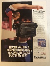 1992 Panasonic Camcorder Vintage Print Ad Advertisement pa25