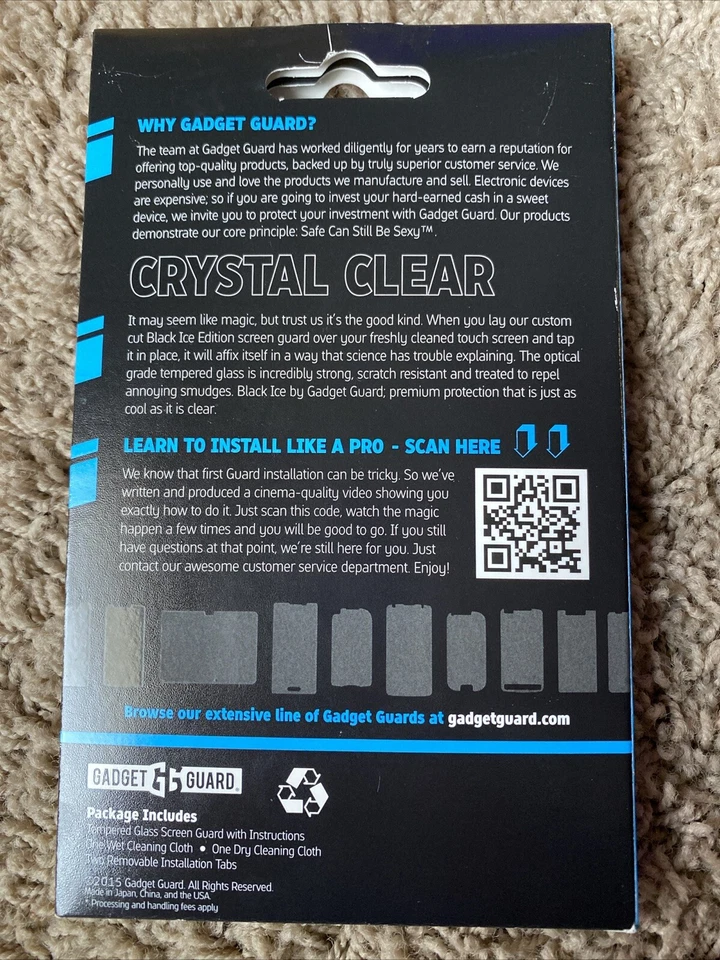 Gadget Guard Black Ice Edition Screen Protector for iPhone 6 Plus New - Image 2 of 3