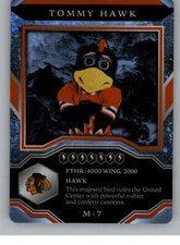 2021-22 Upper Deck MVP Mascot Gaming Cards #M-7 Tommy Hawk Chicago Blackhawks