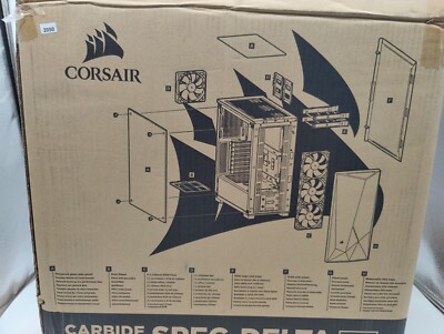 Corsair Spec-Delta Carbide Series RGB Mid-Tower ATX Gaming Gehäuse schwarz