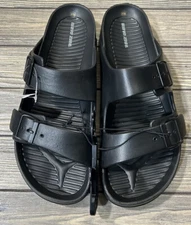 Wave Zone Men’s Black Slides Size XXL 12 NWT