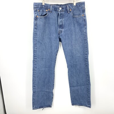 Levi s Men Size 34 x 30 Jeans 501 XX Original Dark Wash Pants Cotton Button Fly