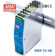 MEAN WELL NDR-75-48 AC-DC 75W Industrial DIN Rail Power Supply