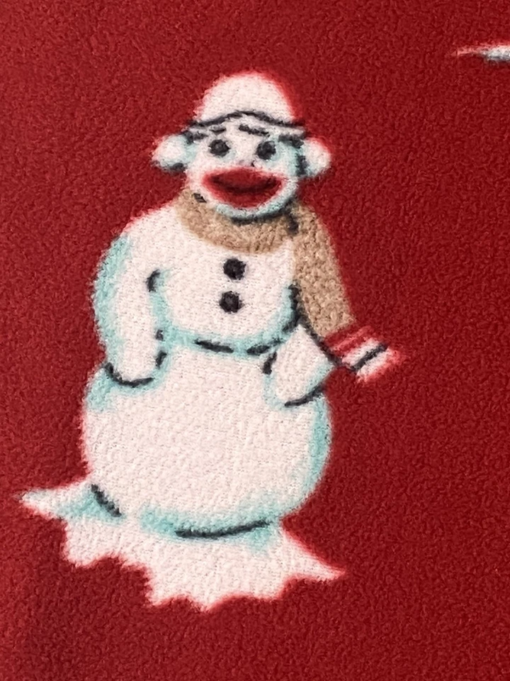 Nick & Nora Calcetín Mono Pijama de Una Pieza Rojo Nieve Esquí Talla Grande XXL DE COLECCIÓN Y2K EXC Foto 4 de 4