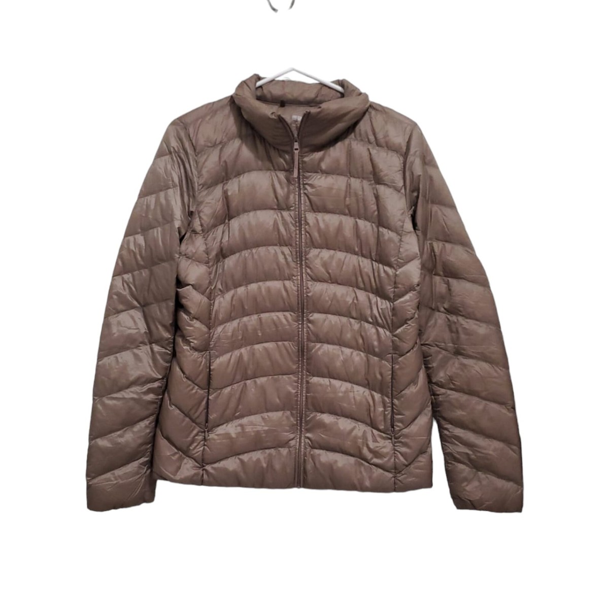 美品✨UNIQLO 00s quilting down jacket y2k Uniqlo Quilted Down Puffer Jacket Women Medium Plum