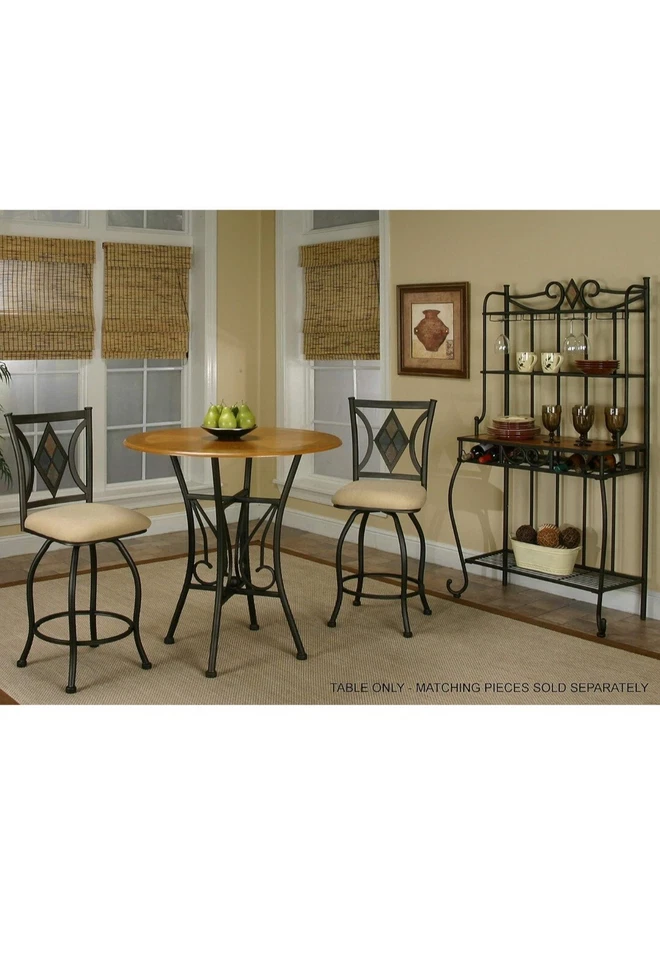 Mesa de Comedor Dart, Espresso con Tapa Acabada Roble Claro Foto 3 de 4